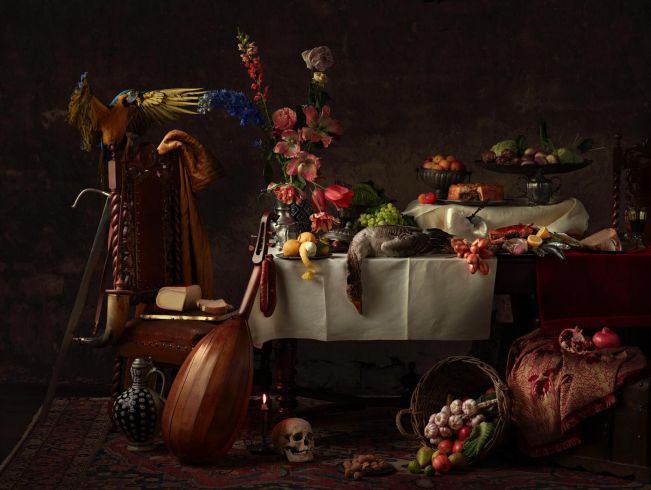 Foodstyling Nachtwacht 360 photoshoot by Sander de Ponti and Julius Rooymans & Hans Ubbink