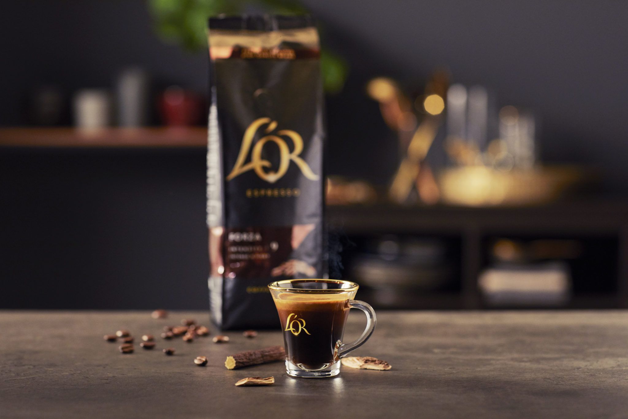 L'or Coffee coffee food styling photoshoot by Sander de Ponti and Chuck Studios