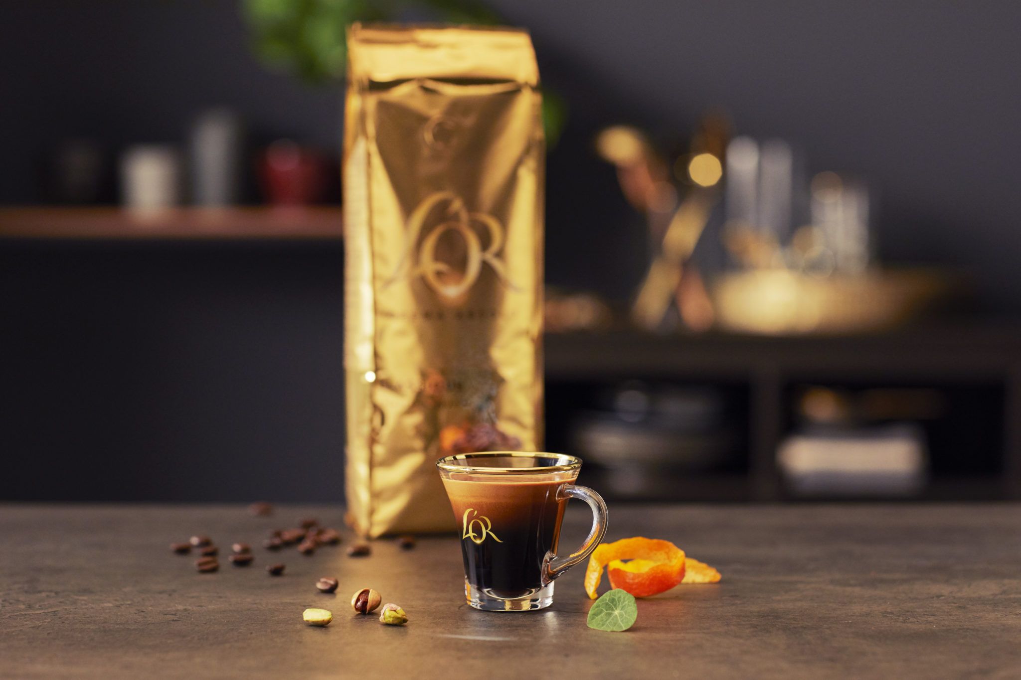 L'or Coffee coffee food styling photoshoot by Sander de Ponti and Chuck Studios