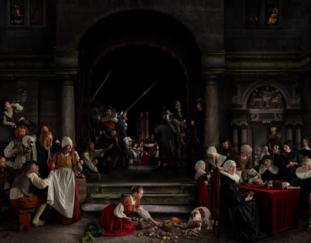 Foodstyling Nachtwacht 360 photoshoot by Sander de Ponti and Julius Rooymans & Hans Ubbink