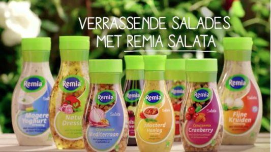 Remia food styling commercial shoot by Sander de Ponti