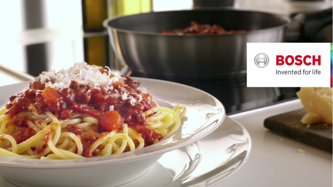 Bosch Ragu food styling commercial shoot by Sander de Ponti