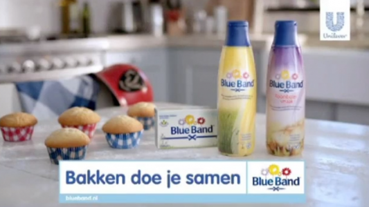 Blue Band Bakken doe je Samen food styling commercial shoot by Sander de Ponti