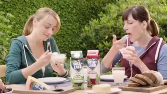 Friesland Campina Boer en Land food styling commercial shoot by Sander de Ponti