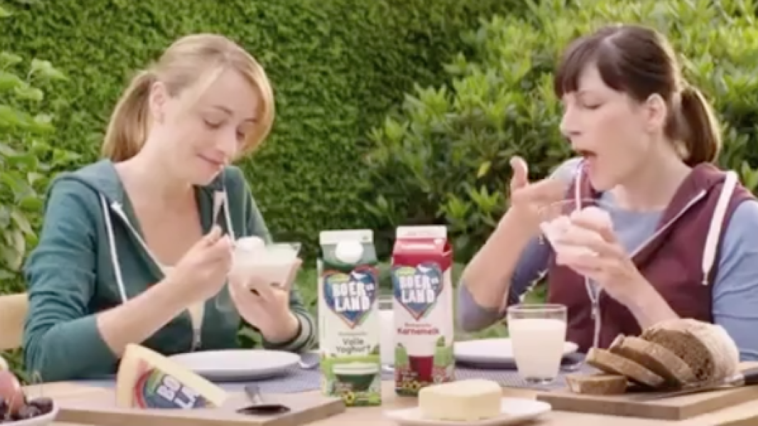 Friesland Campina Boer en Land food styling commercial shoot by Sander de Ponti