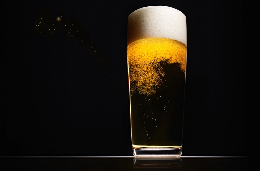 Christmas beer food styling photoshoot by Sander de Ponti and Tobias Reymond foto/film