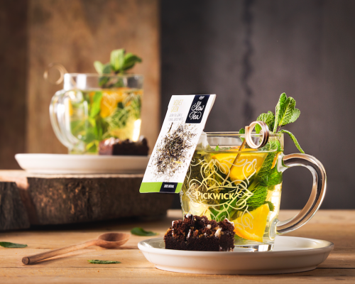 Pickwick liquids and food styling photoshoot by Sander de Ponti and Pop Creative Agency