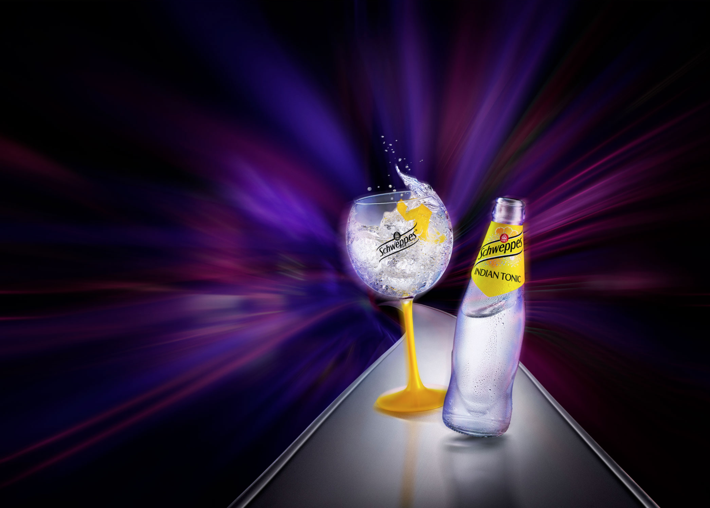 Schweppes France liquids and food styling photoshoot by Sander de Ponti and Marcel Christ foto/film