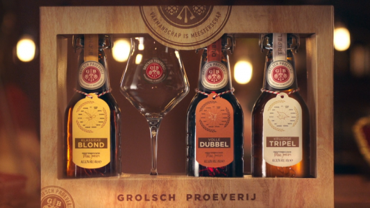 Grolsch beer food styling commercial shoot by Sander de Ponti