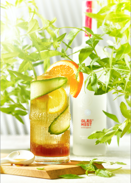 Glasnost liquids and food styling photoshoot by Sander de Ponti and Tobias Reymond Foto/Film