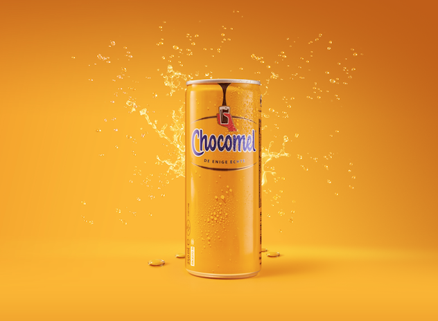 Chocomel liquids and food styling photoshoot by Sander de Ponti and Wilkin's