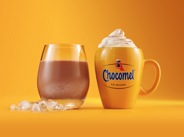 Chocomel liquids and food styling photoshoot by Sander de Ponti and Wilkin's